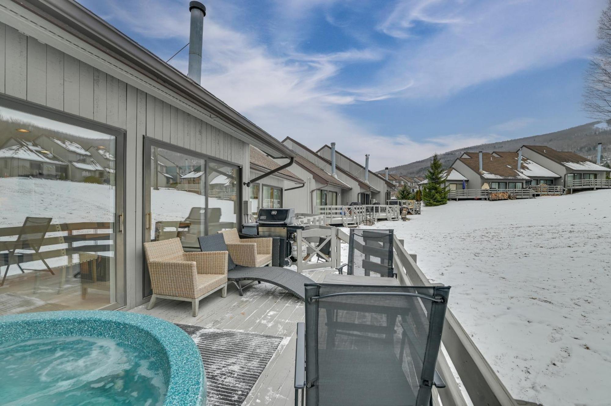 Walk To Ski Lift Family-Friendly Windham Townhome Exterior foto